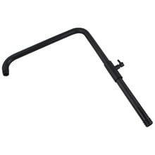 Finn Round Thick Waterfall Twin Rail Shower